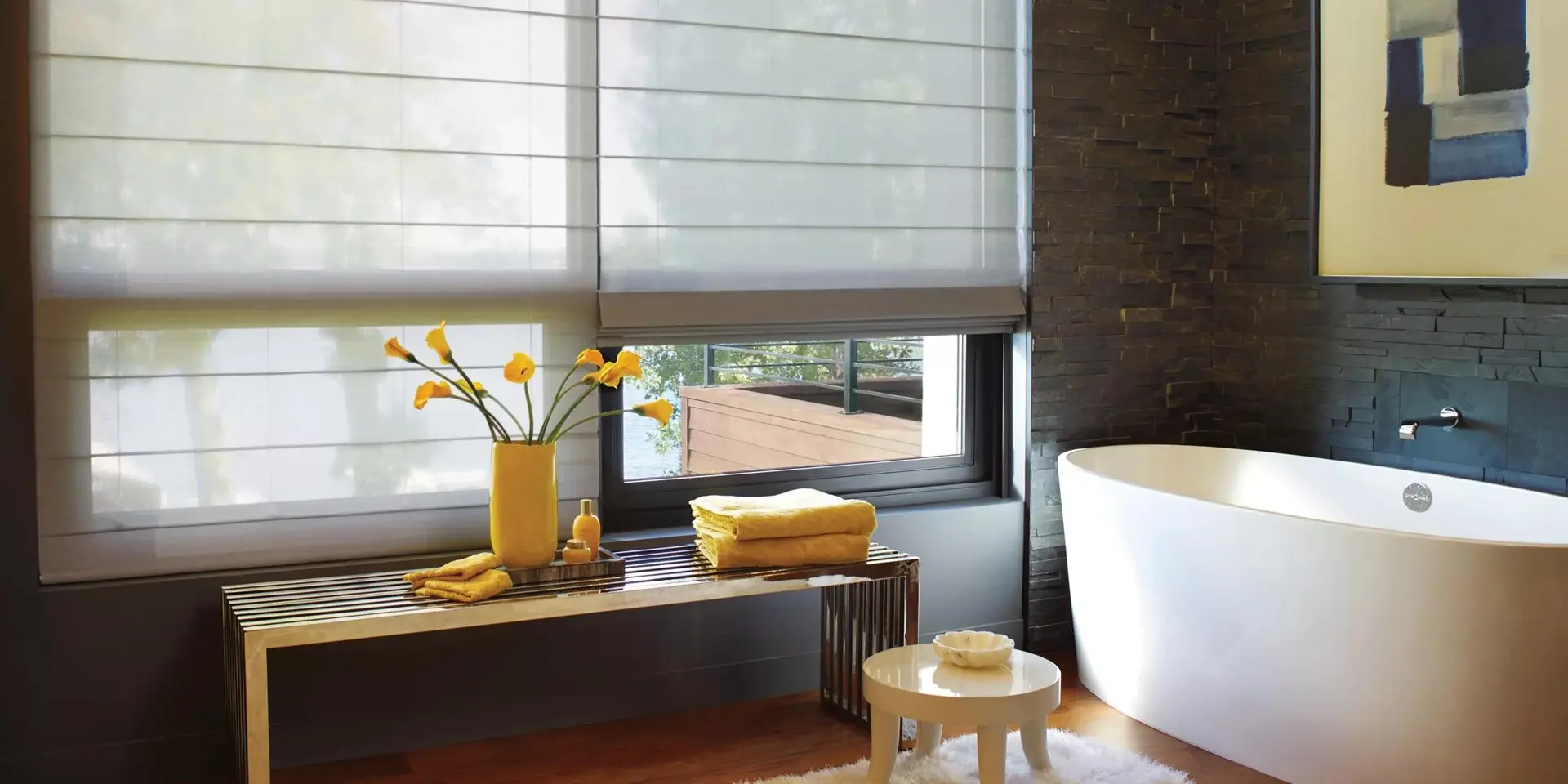 hunter douglas woven roman