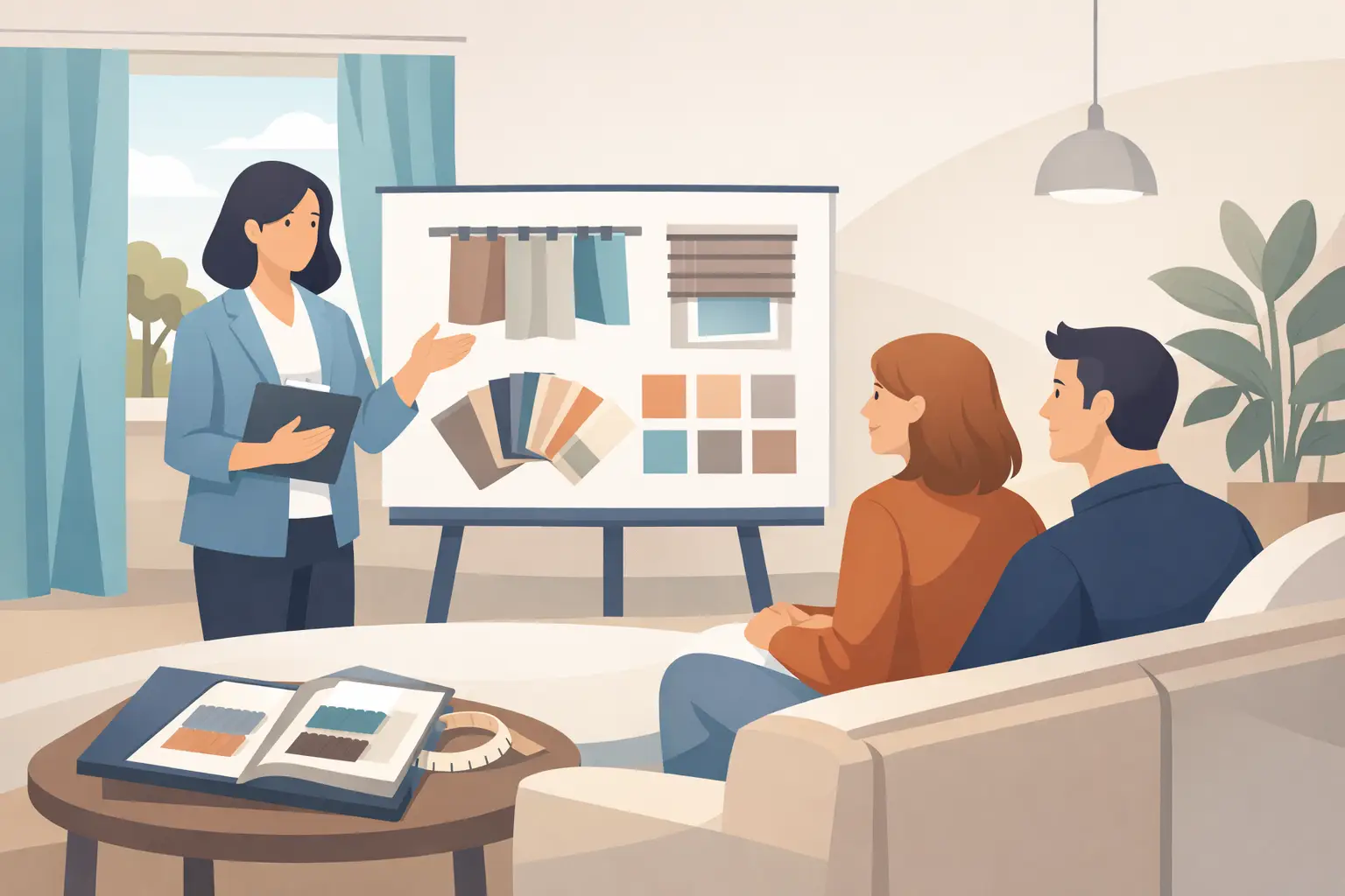 What to Expect From an In Home Window Treatment Consultation