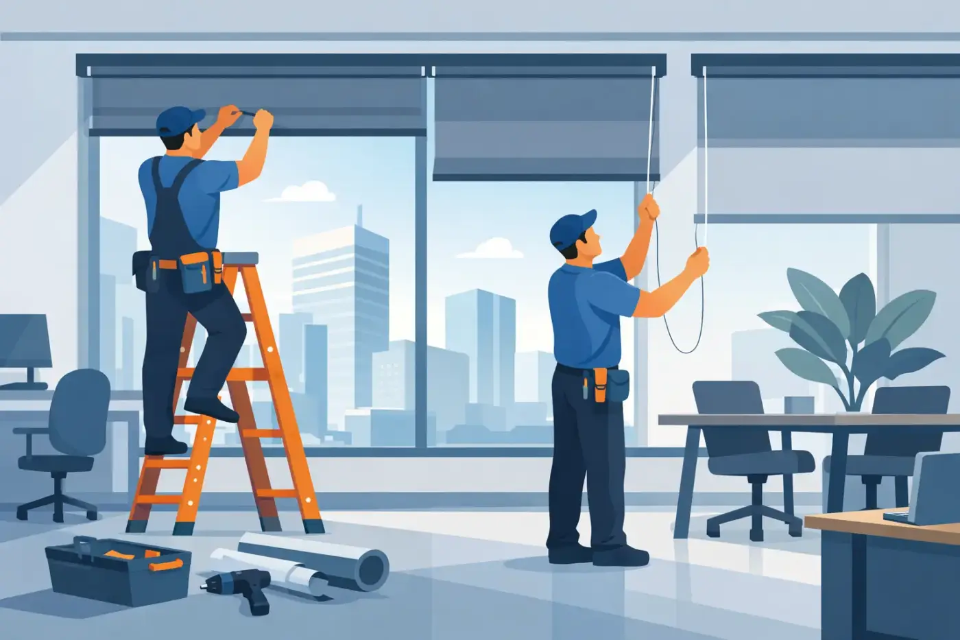 Commercial Window Shades Installation Done Right
