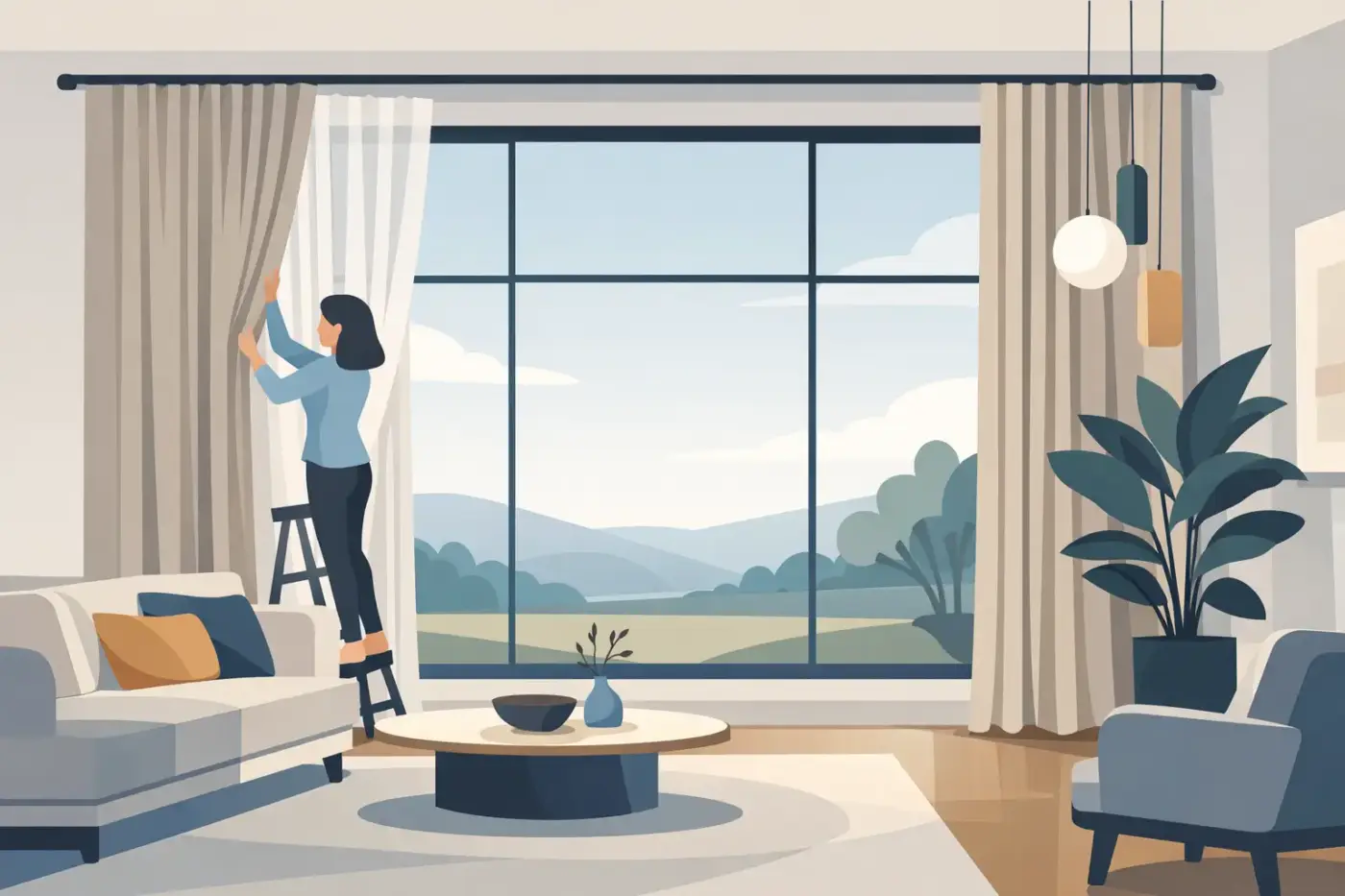 Custom Drapery for Large Windows That Fits