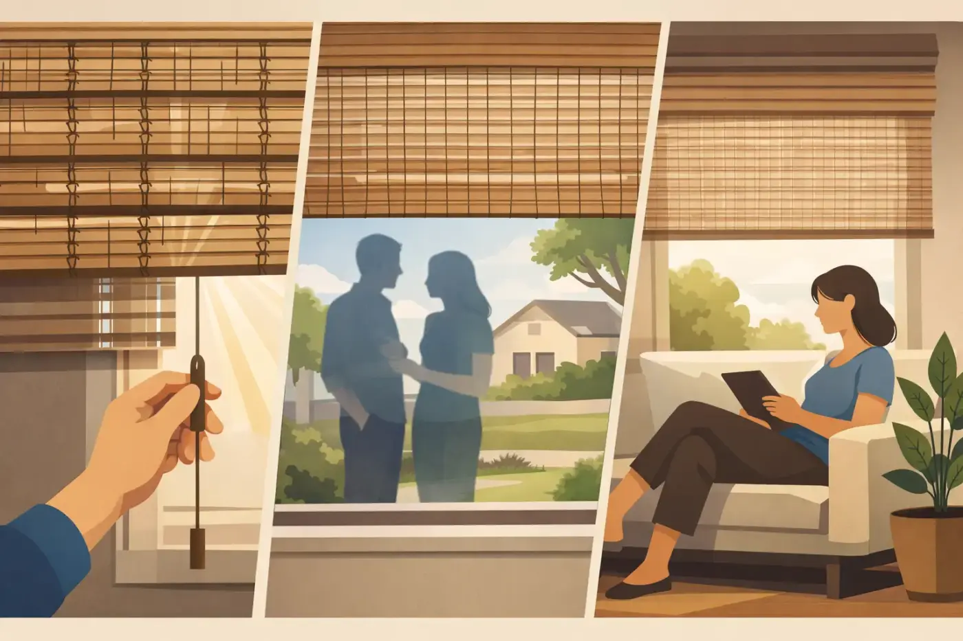 How Woven Wood Shades Privacy Really Works