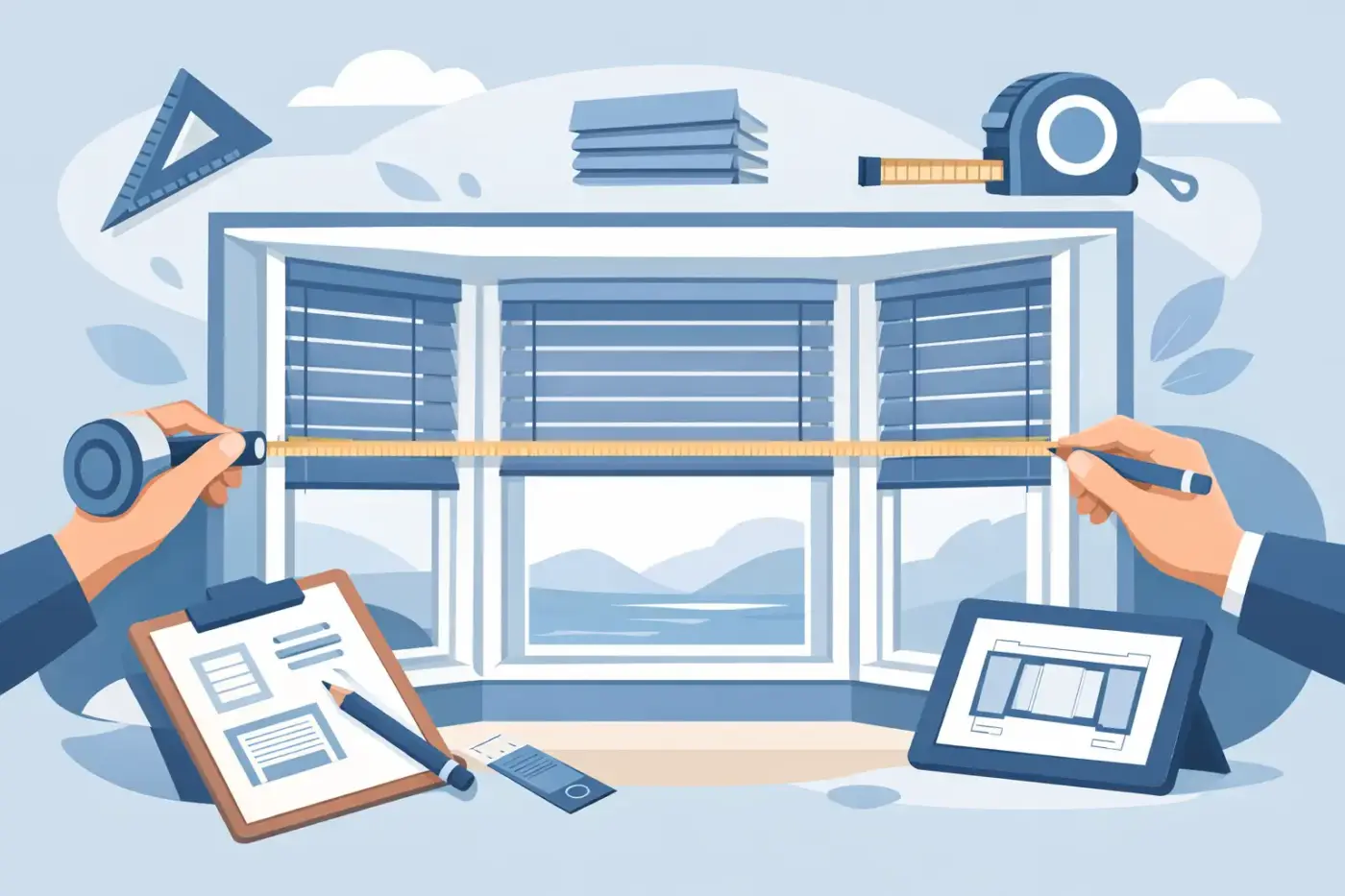 Measuring Blinds for Bay Windows the Right Way