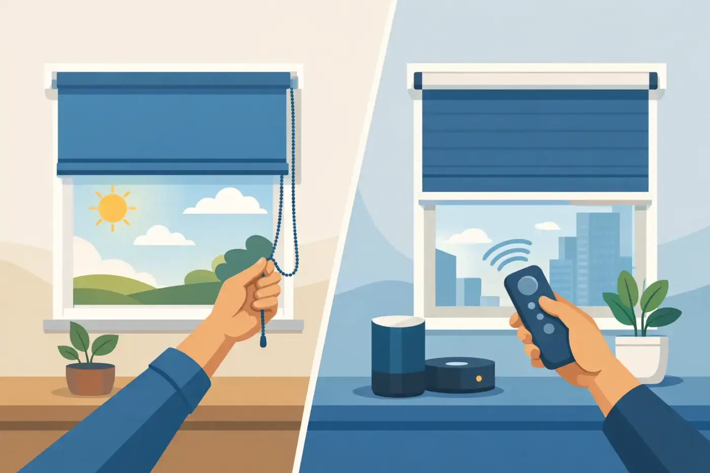 Manual Versus Automated Shades: Which Fits?