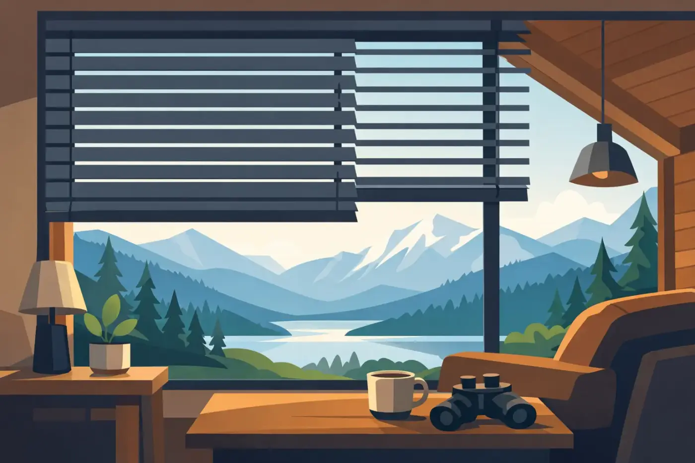 Privacy Blinds That Fit Mountain Home Living